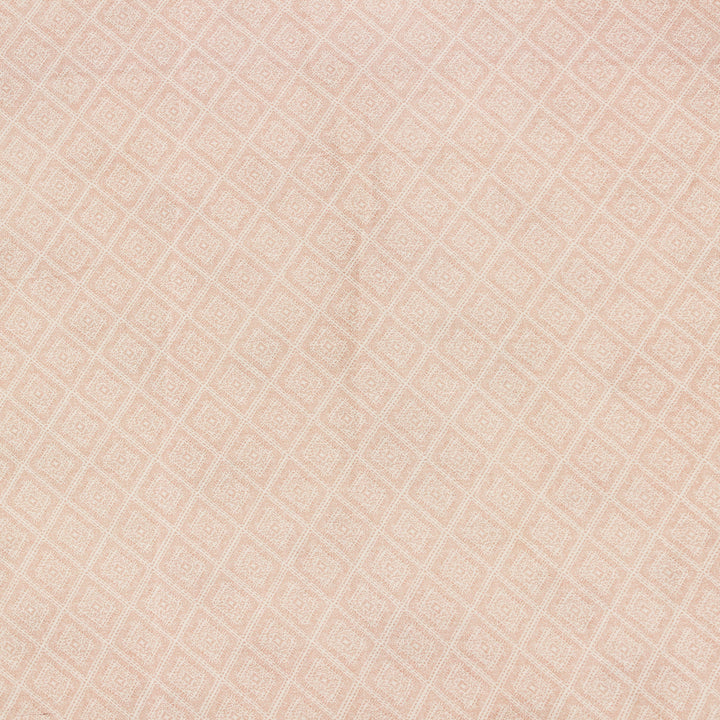 Full View Riva Floral Cotton Dohar Peach Design 