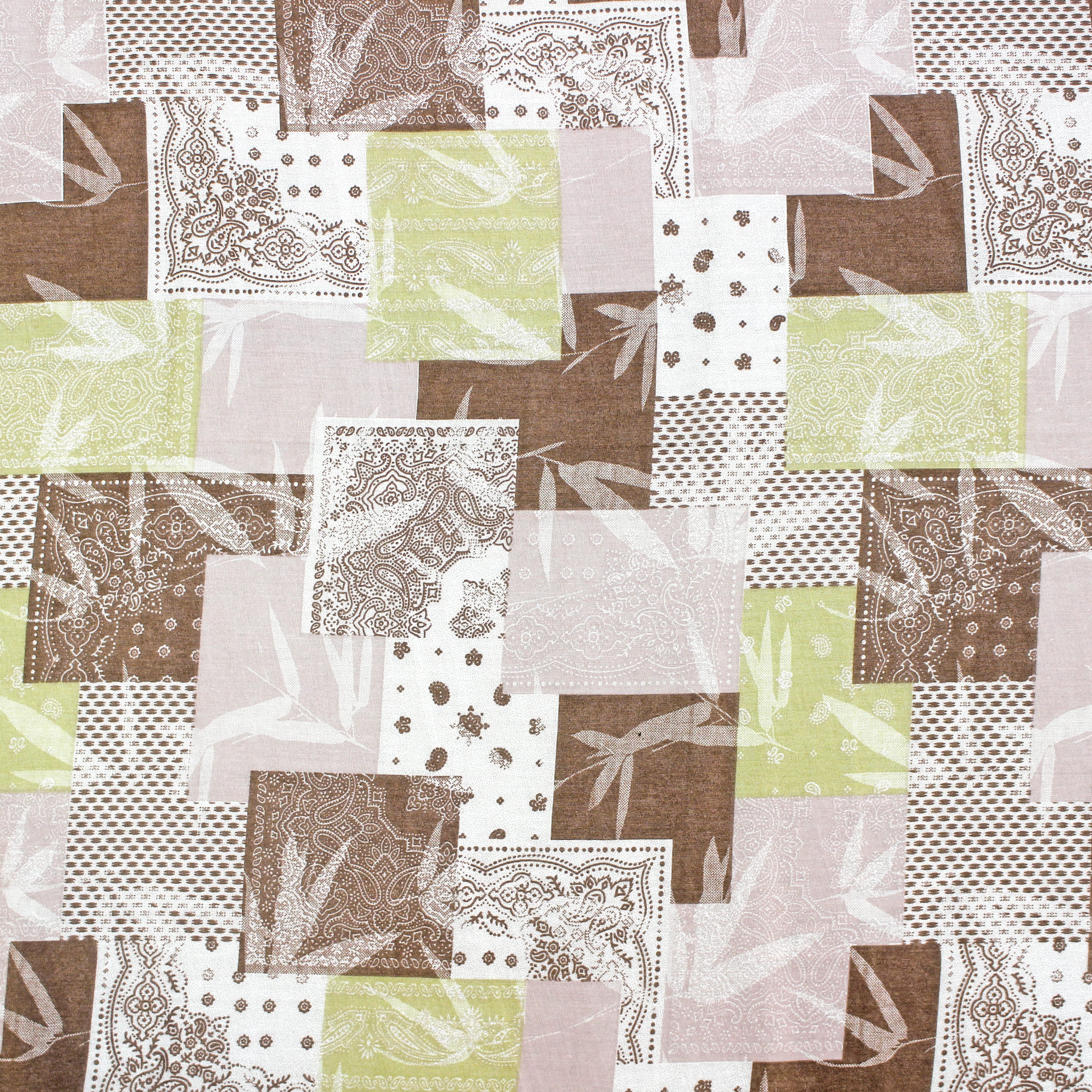 Full View Riva Floral Cotton Dohar, Coffee Design 