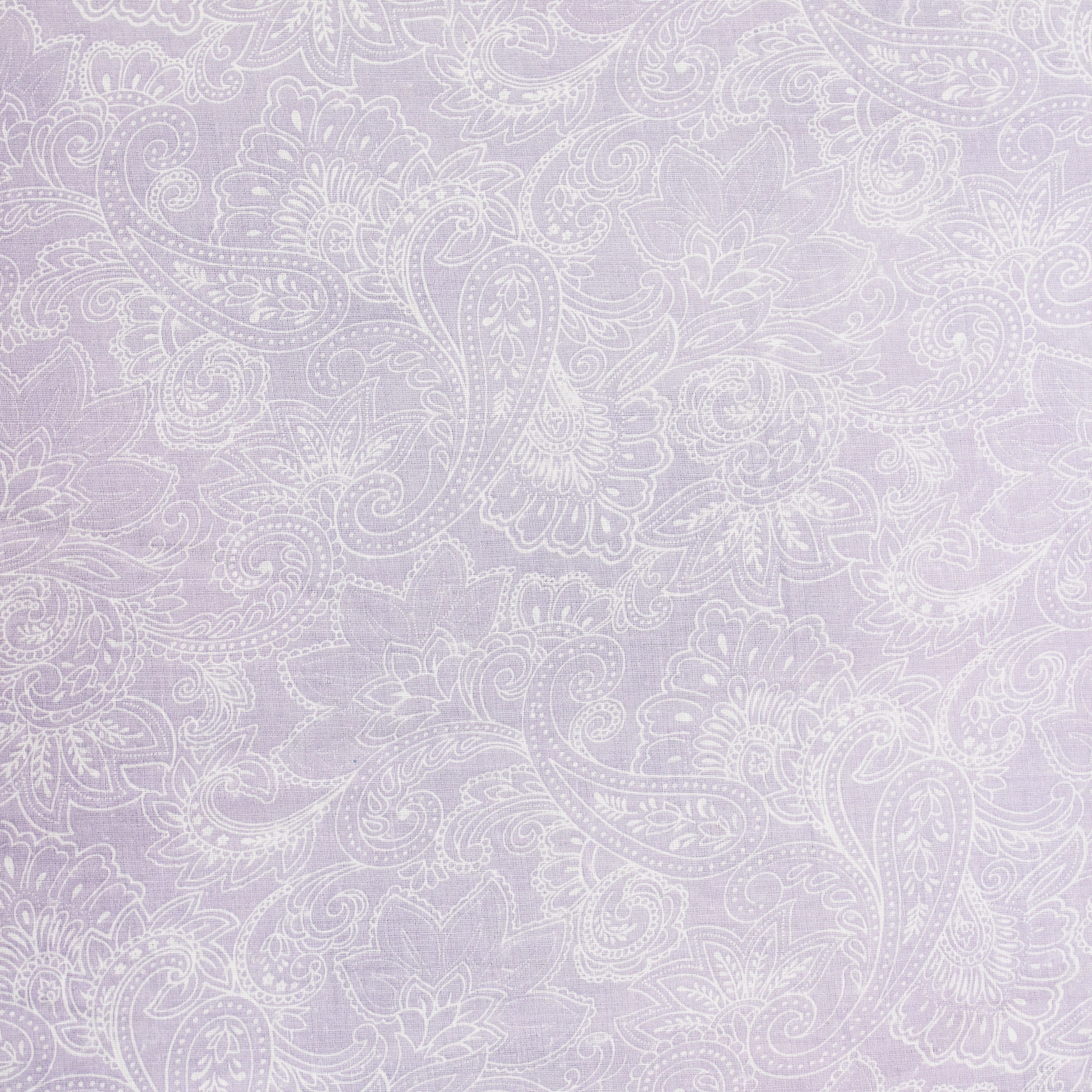 Full View Riva Floral Cotton Dohar, Peacock Blue Design 