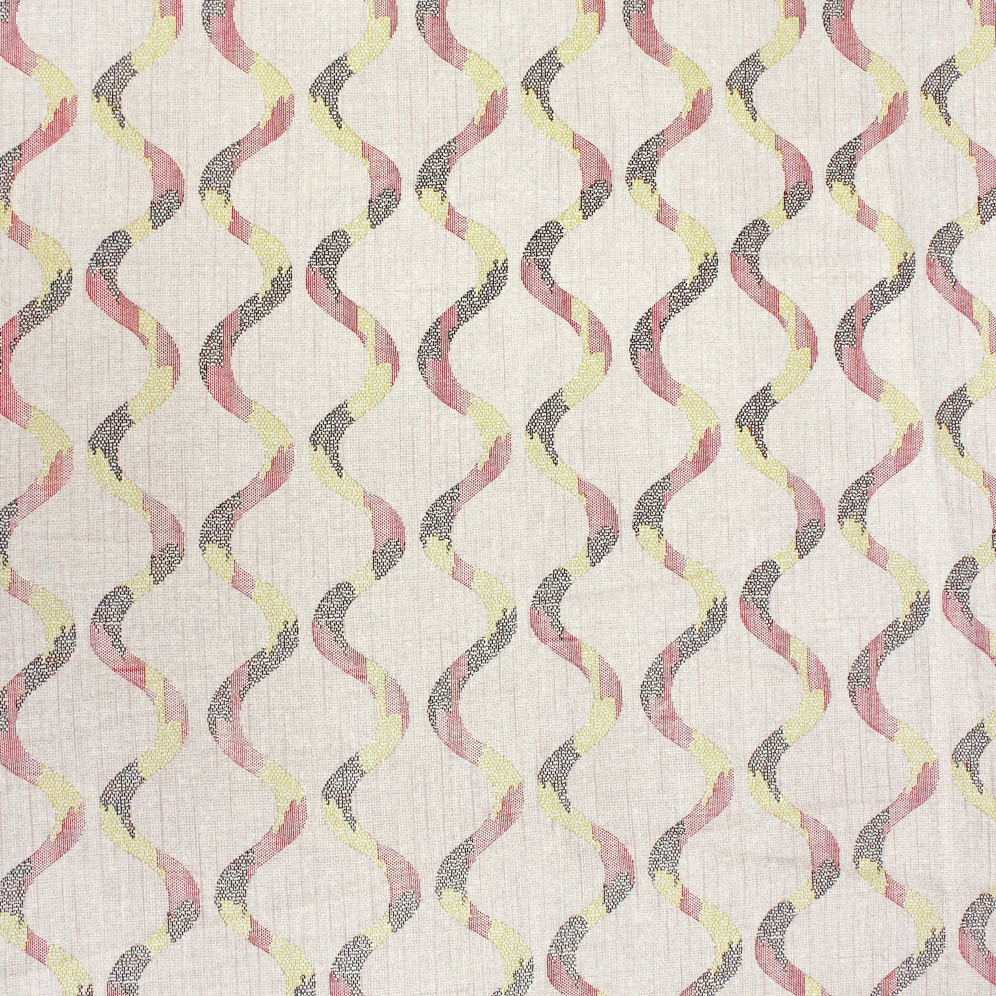 Full View Riva Damask Cotton Dohar, Peach Design 
