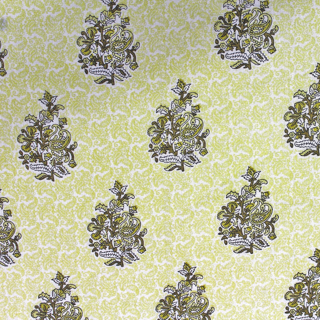 Riva Floral Cotton Dohar, Green Design 