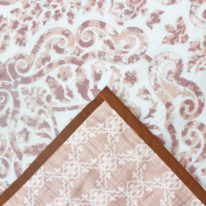 Soft Riva Floral Print Brown Cotton Dohar Online At Best Prices