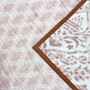 Soft Riva Floral Print Brown Cotton Dohar Online At Best Prices