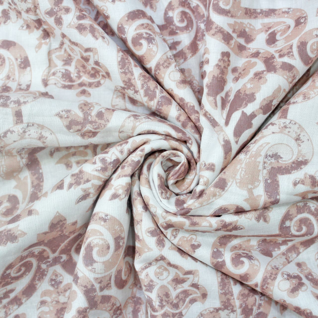 Soft Riva Floral Print Brown Cotton Dohar Online At Best Prices