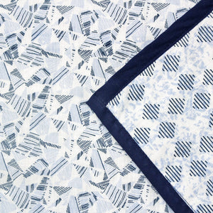 Soft Riva Floral Print Blue Cotton Dohar Online At Best Prices