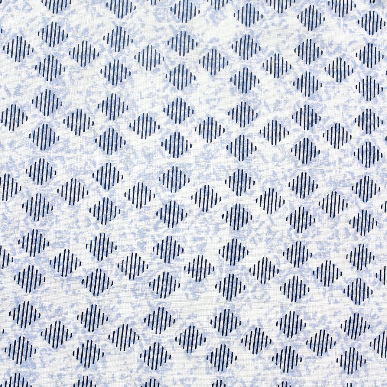 Soft Riva Floral Print Blue Cotton Dohar Online At Best Prices