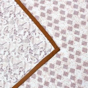 Soft Riva Floral Print Brown Cotton Dohar Online At Best Prices