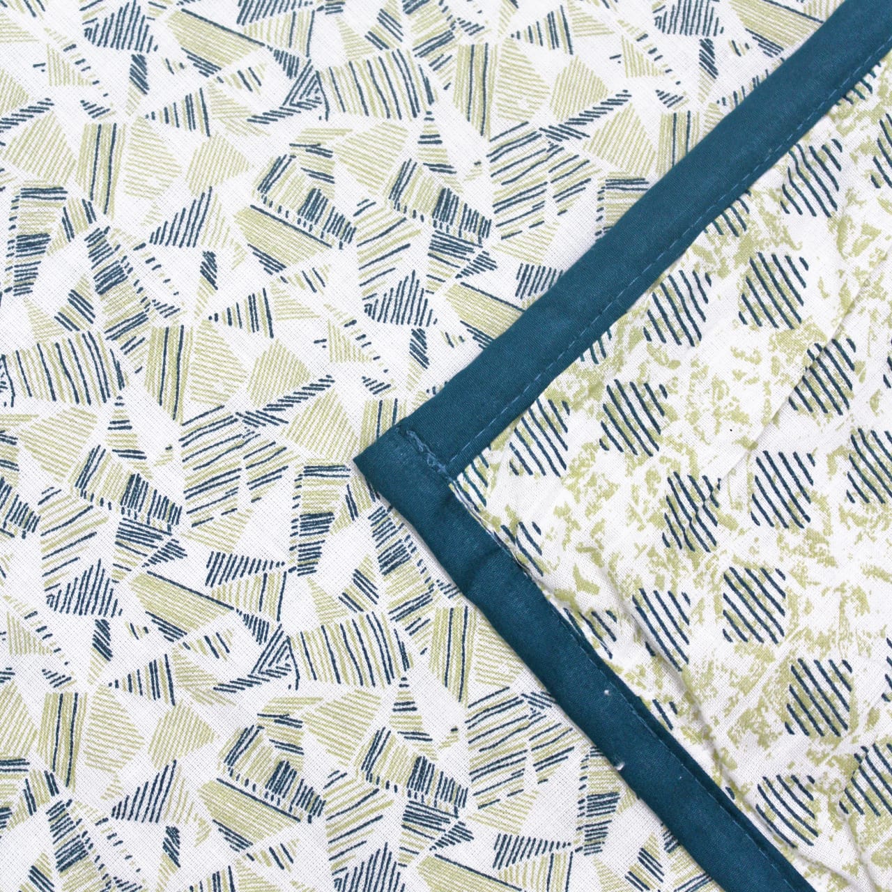 Soft Riva Floral Print Peacock Cotton Dohar Online At Best Prices