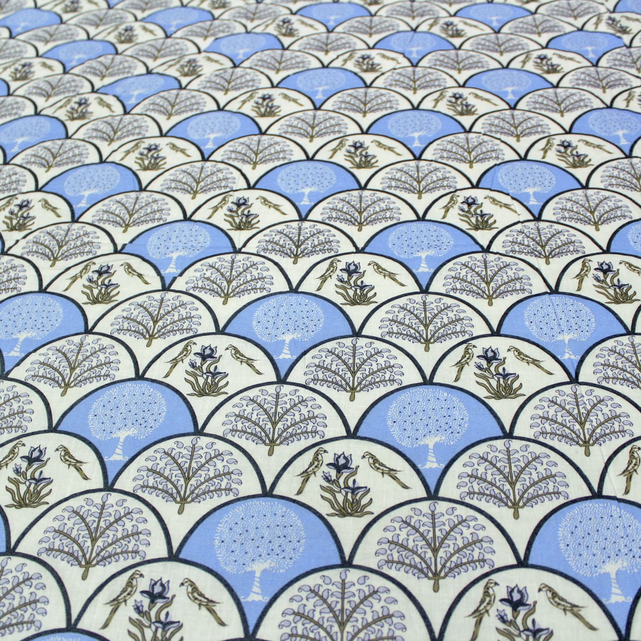 Full View Riva Floral Cotton Dohar Design 