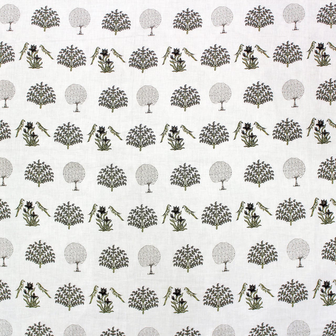 Close up Riva Floral Cotton Dohar Design 