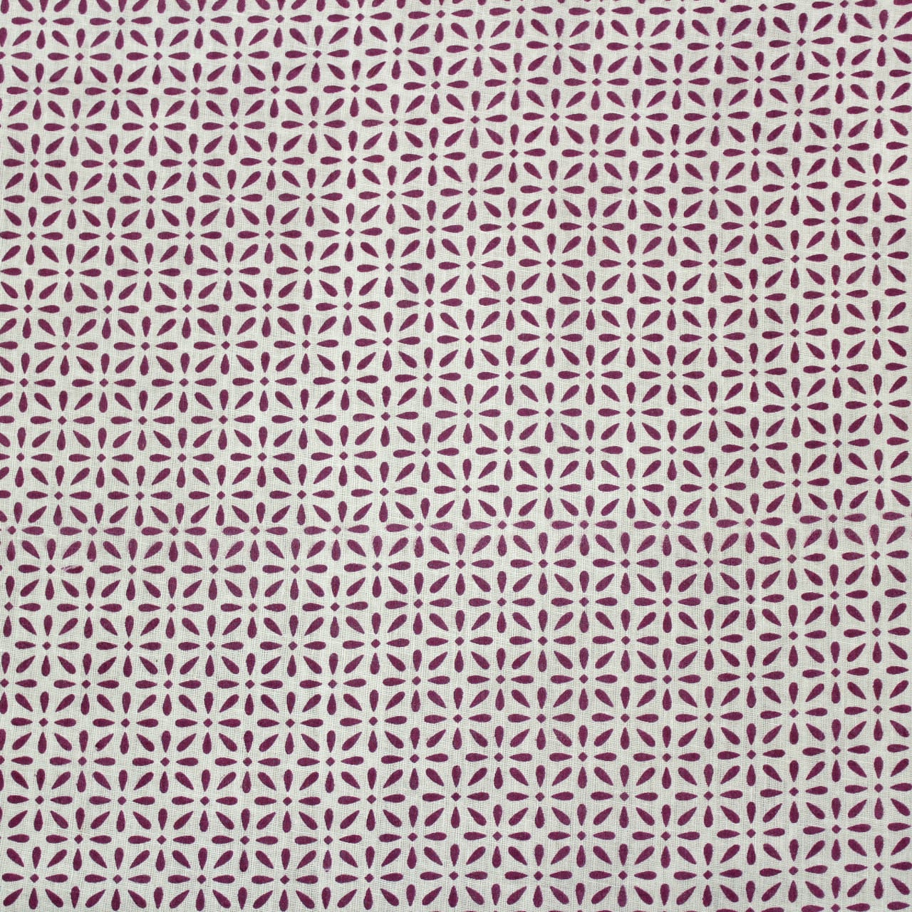 Riva Floral Cotton Dohar, Burgundy  Design 