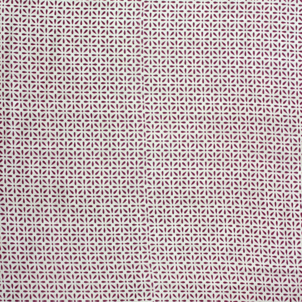 Riva Floral Cotton Dohar, Burgundy