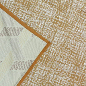 Riva Floral Cotton Dohar, Brown