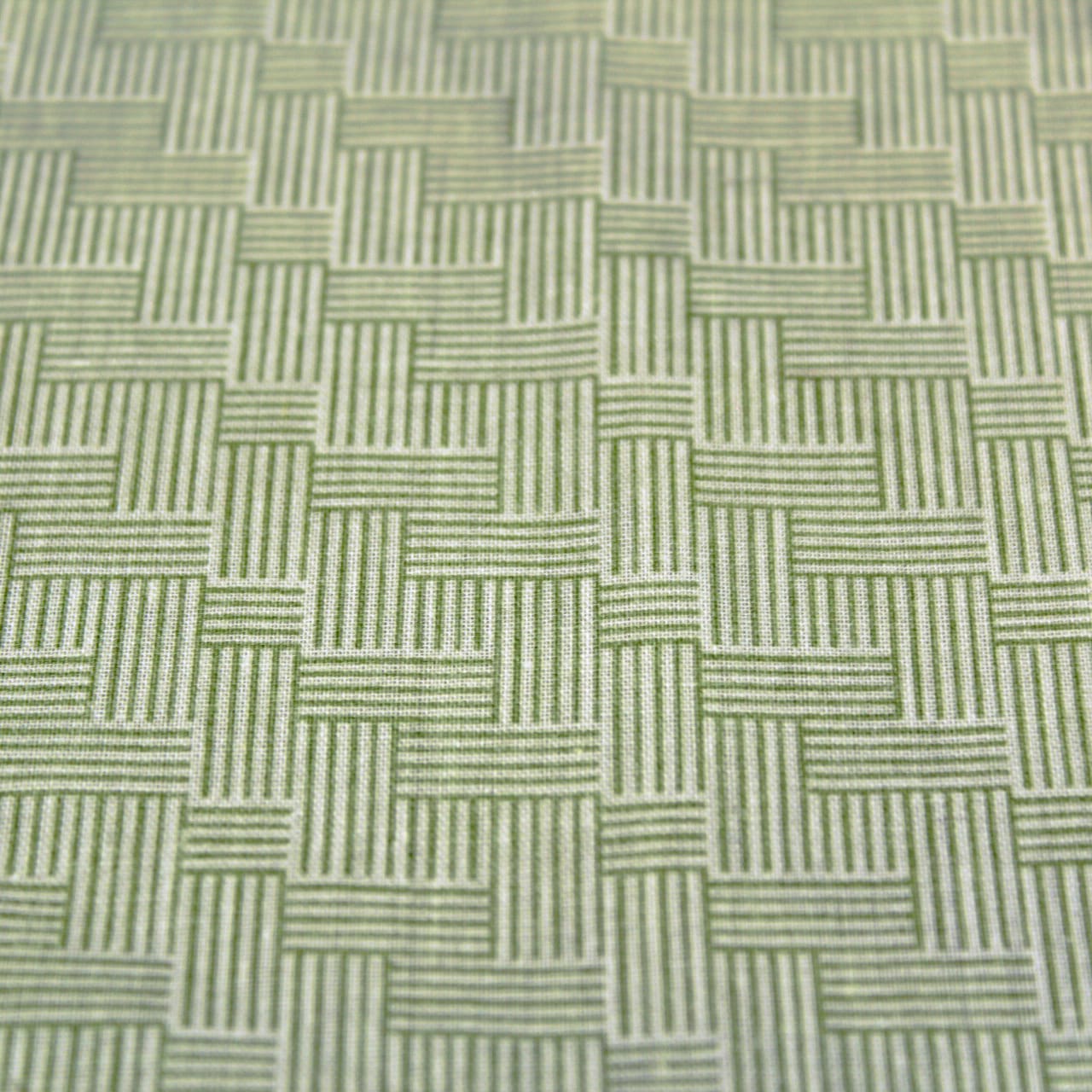 Close View Riva Floral Cotton Dohar, Green