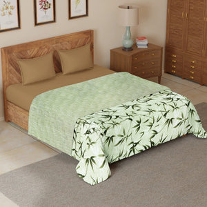 Riva Floral Cotton Dohar, Green