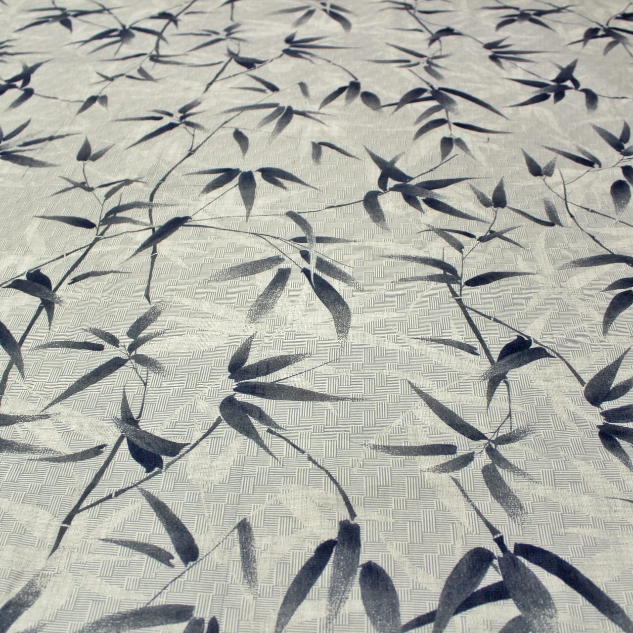 Full View Riva Floral Cotton Dohar, Grey Design 