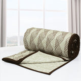 Riva Floral Cotton Dohar, Brown