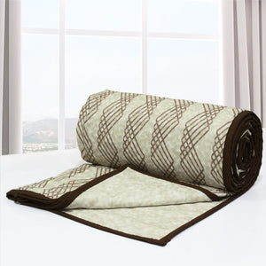 Riva Floral Cotton Dohar, Brown