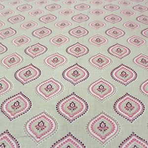 Full View Riva Floral Cotton Dohar, Peach