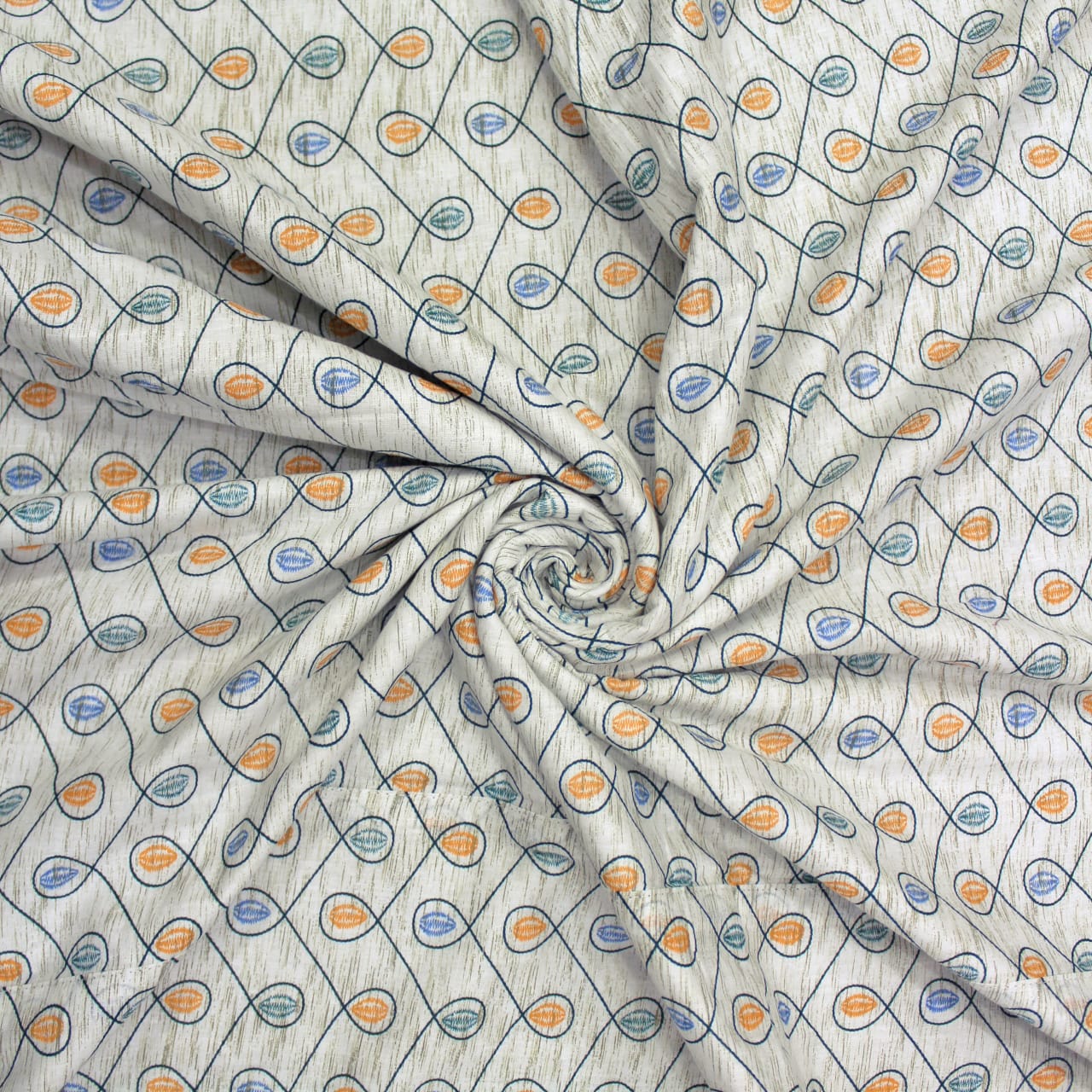 Riva Floral Cotton Dohar, Green