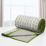 Riva Floral Cotton Dohar, Green