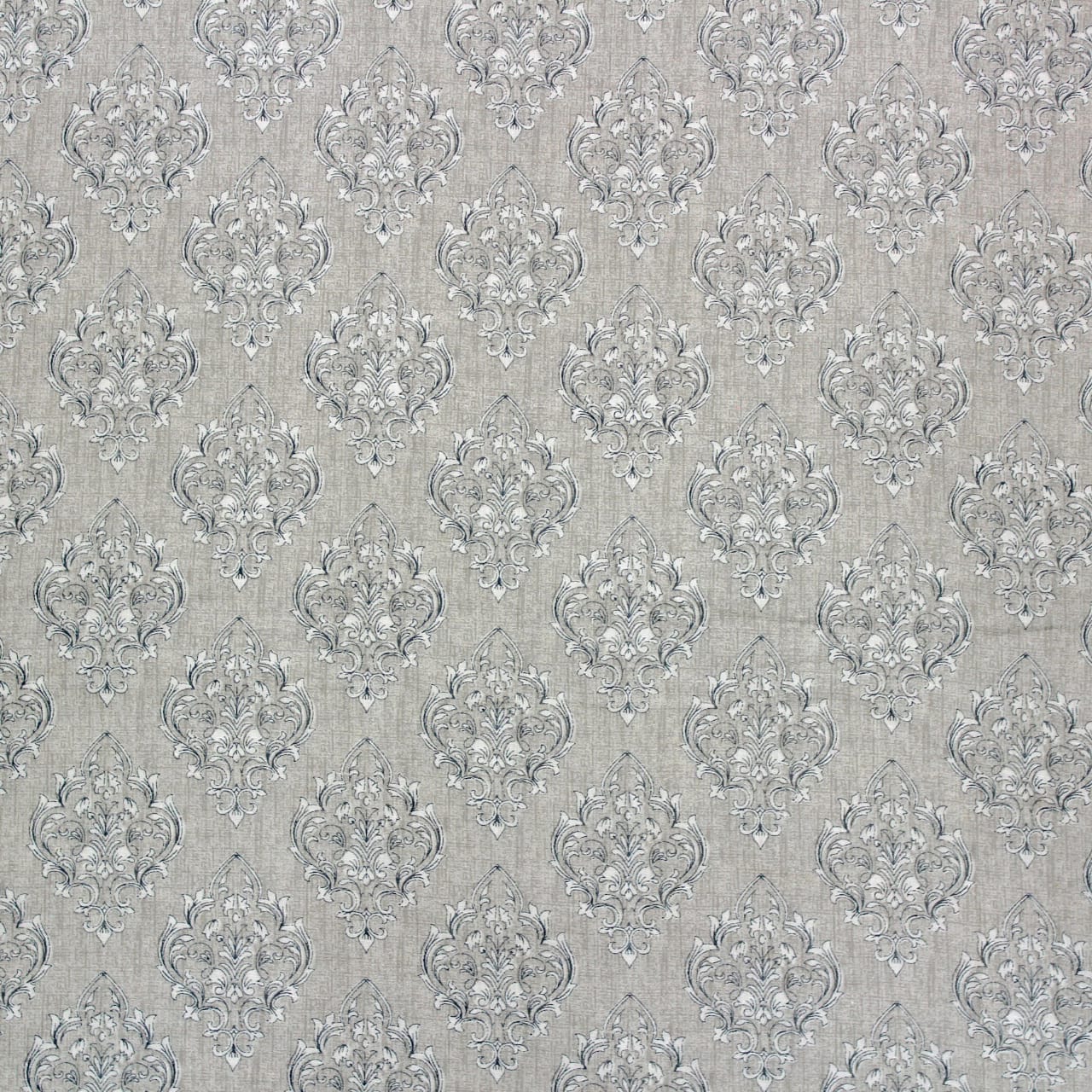 Riva Floral Cotton Dohar, Grey