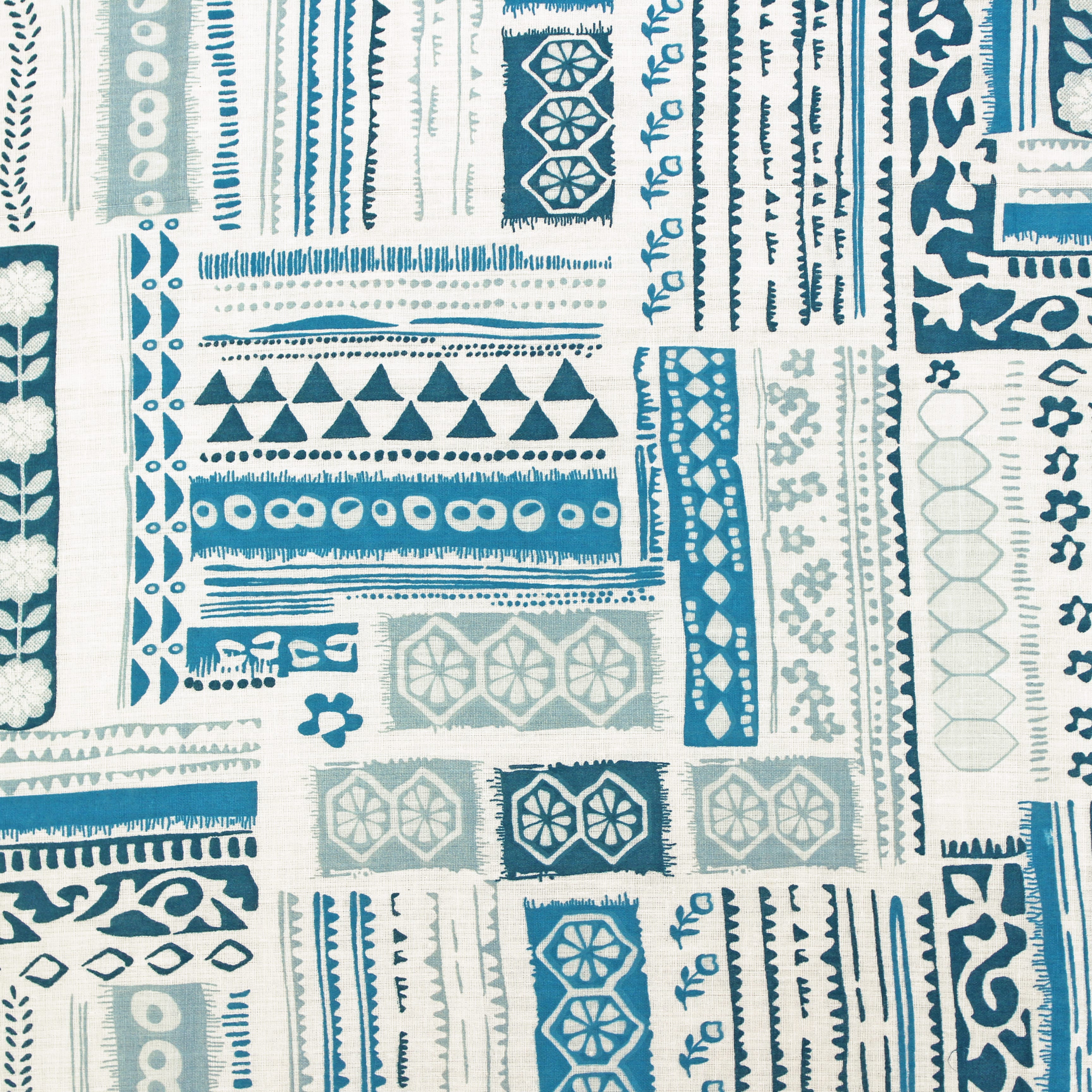 Full View Riva Floral Cotton Dohar, Blue