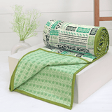 Riva Floral Cotton Dohar, Green