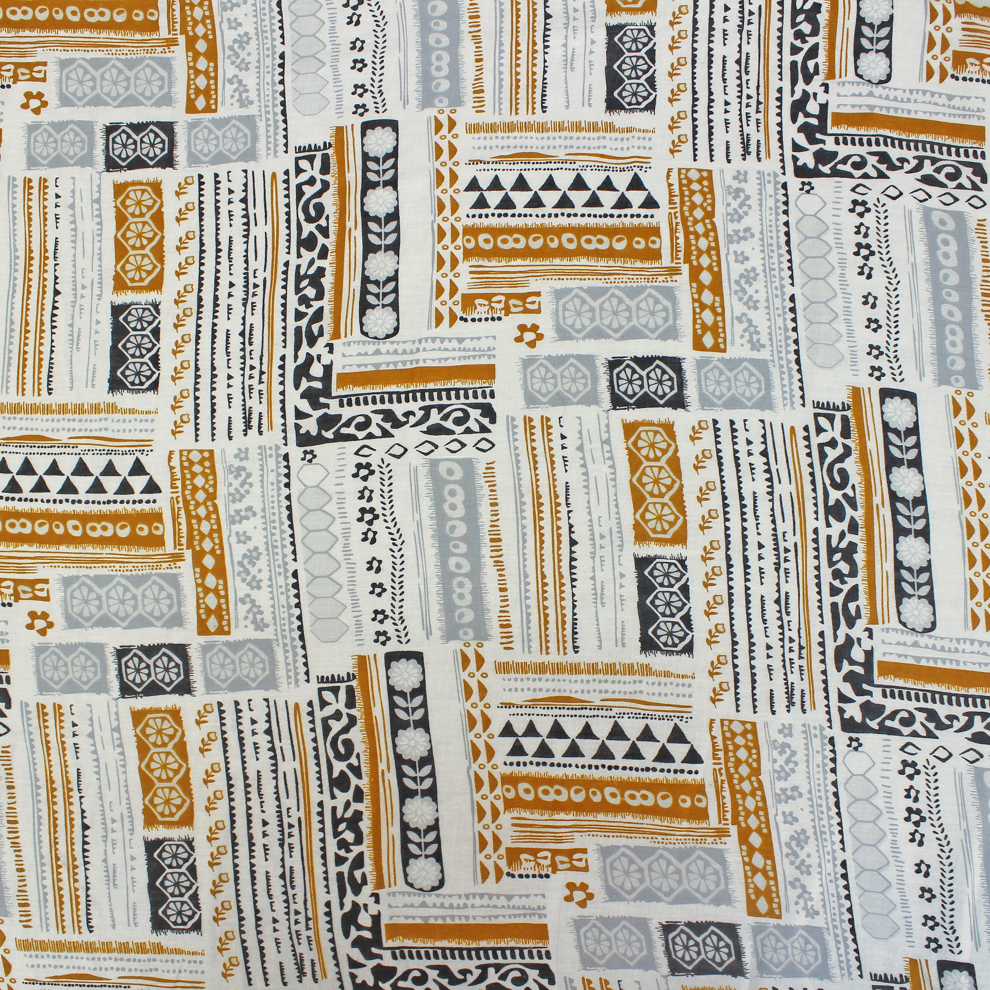 Full View Riva Floral Cotton Dohar Grey Design 