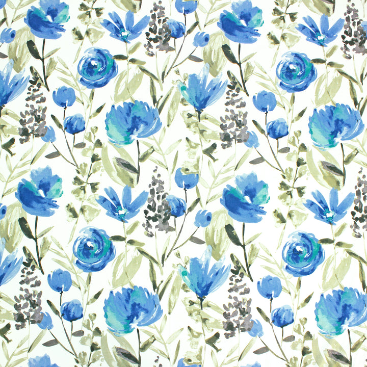 Full View Printed Floral Cotton 144 TC Fitted Bedsheet Design 