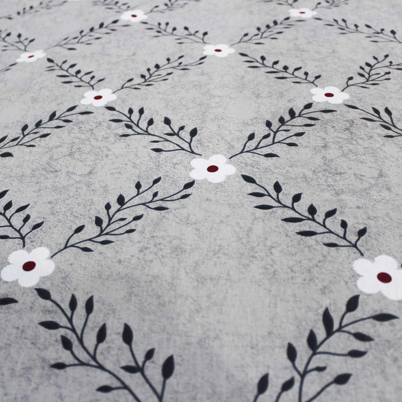 Soft Printed 144 TC Cotton Floral Fitted Bedsheet online In India