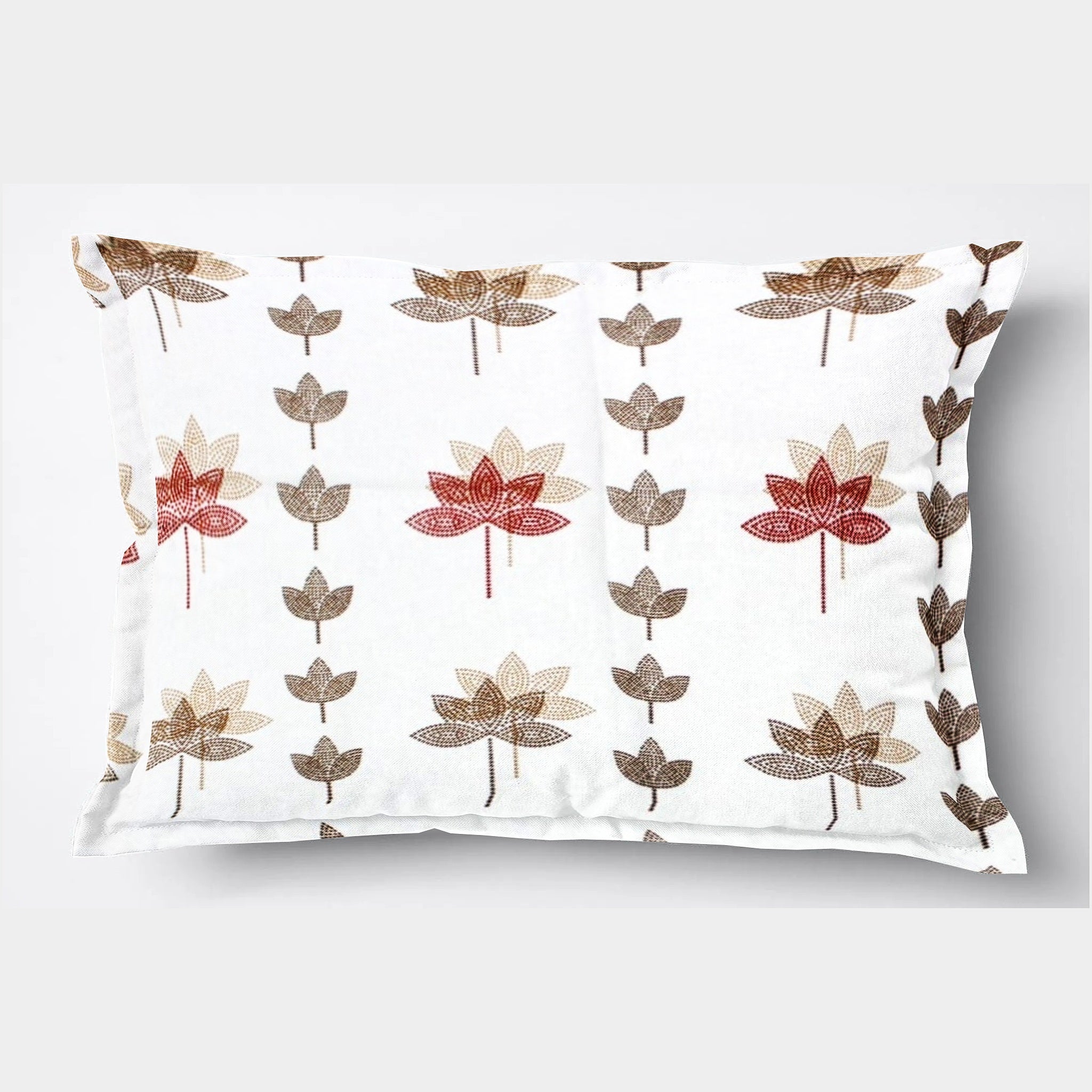 Stylish Multicolor Printed 144 TC Cotton Floral Fitted Bedsheet At Best Price