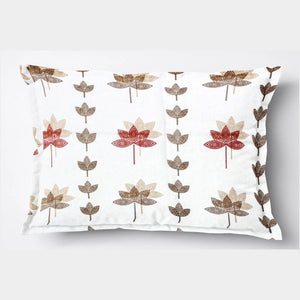 Stylish Multicolor Printed 144 TC Cotton Floral Fitted Bedsheet At Best Price