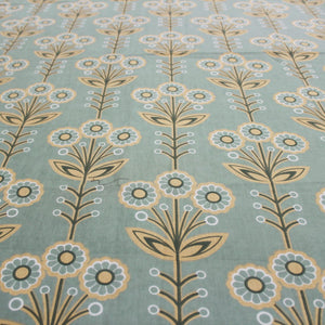 Printed Floral Cotton 144 TC Fitted Bedsheet Design