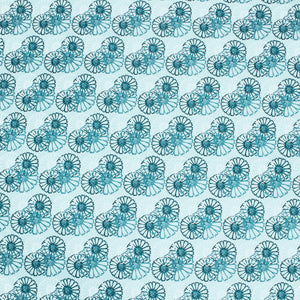 Printed Floral Cotton 144 TC Fitted Bedsheet Design