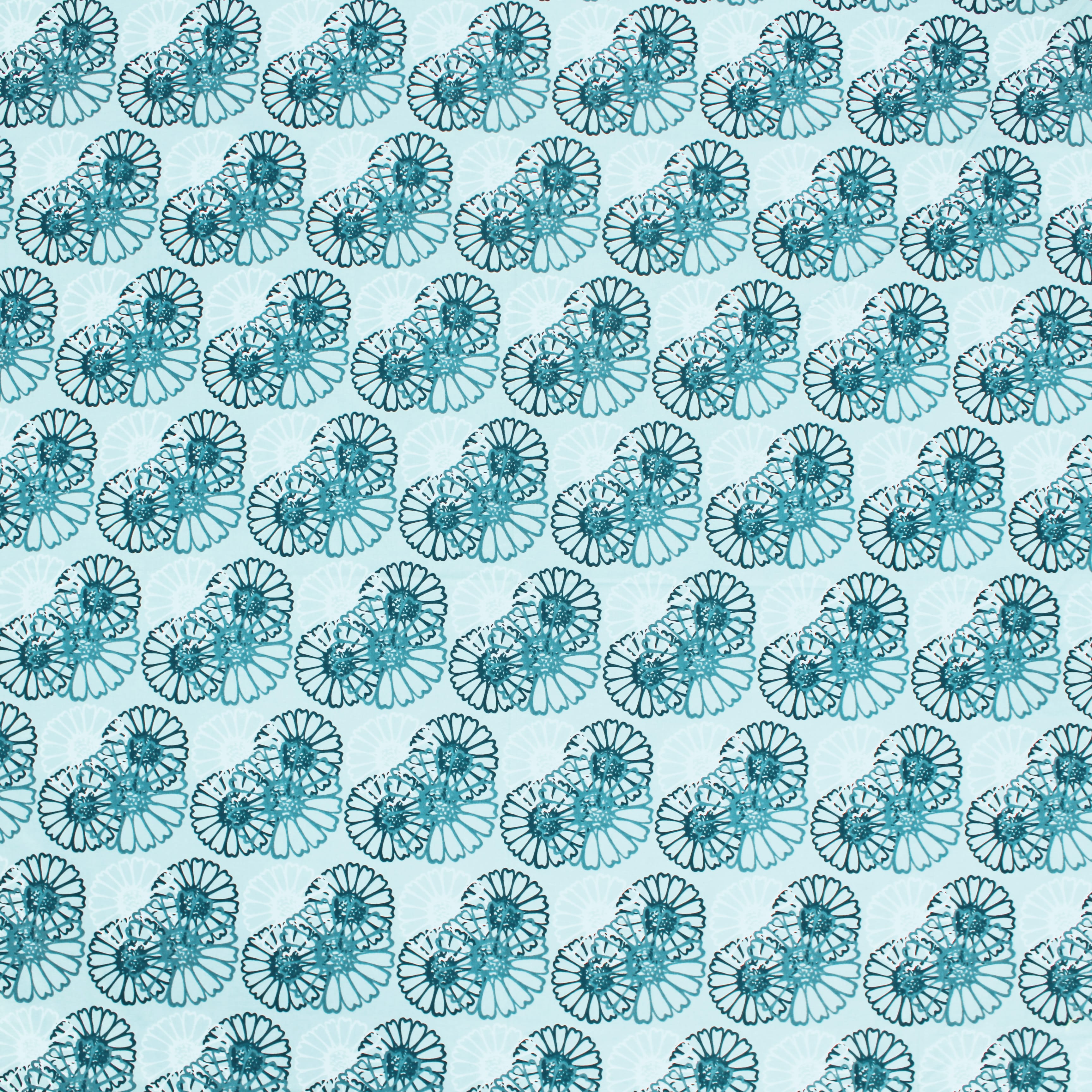 Printed Floral Cotton 144 TC Fitted Bedsheet Design