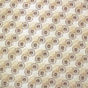 Printed Floral Cotton 144 TC Fitted Bedsheet Design 