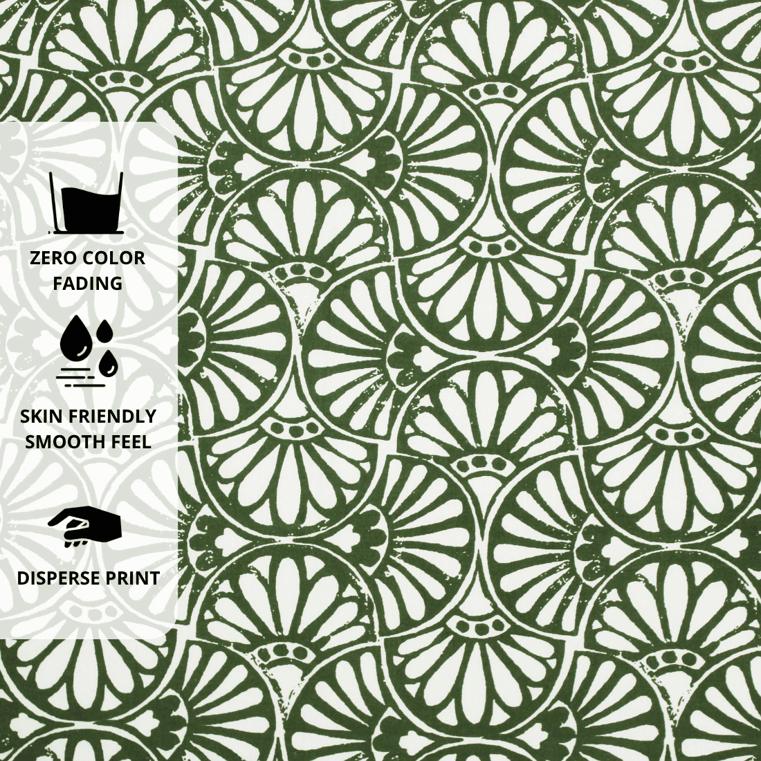 Printed Floral Cotton 144 TC Fitted Bedsheet Design