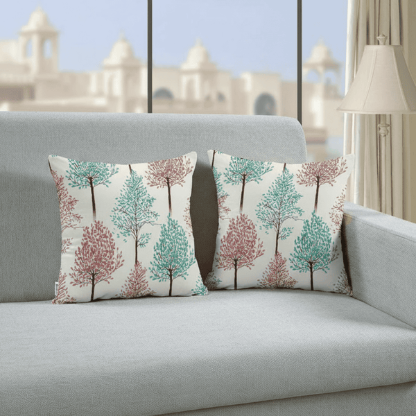 Multicolor floral print 100% cotton cushion covers