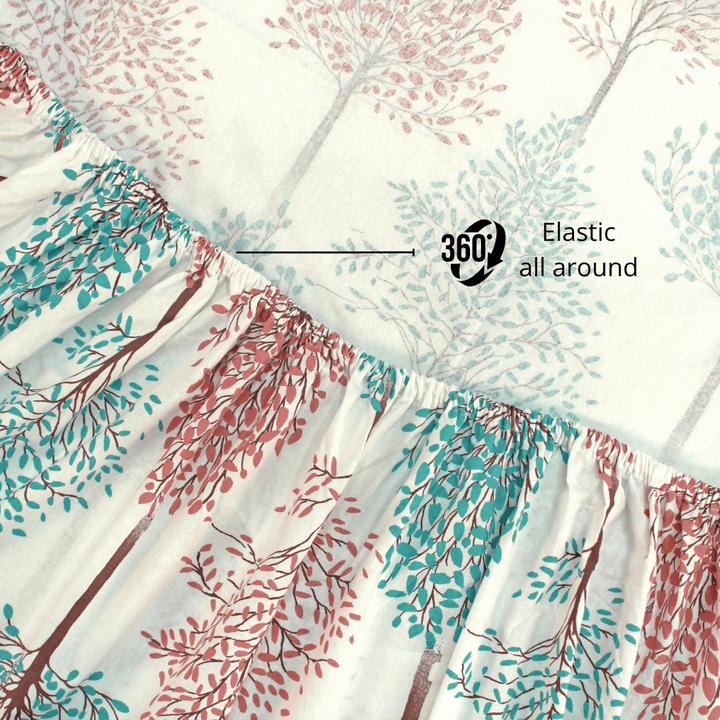 Elastic All Around  Fitted Bedsheet 