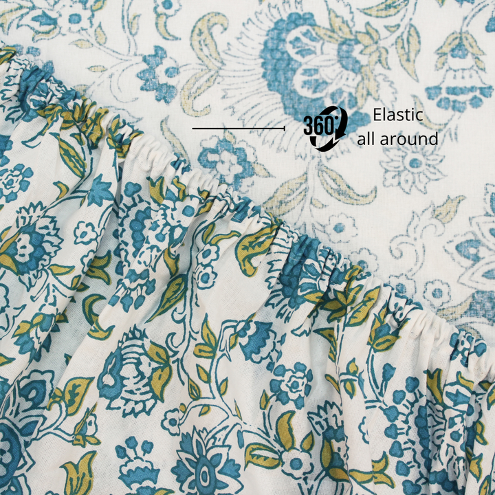 Elastic all around Fitted bedsheet 