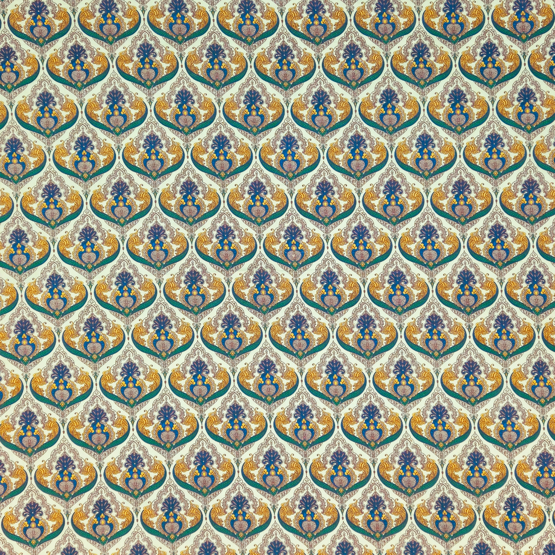 Printed Floral Cotton 144 TC Fitted Bedsheet Design 