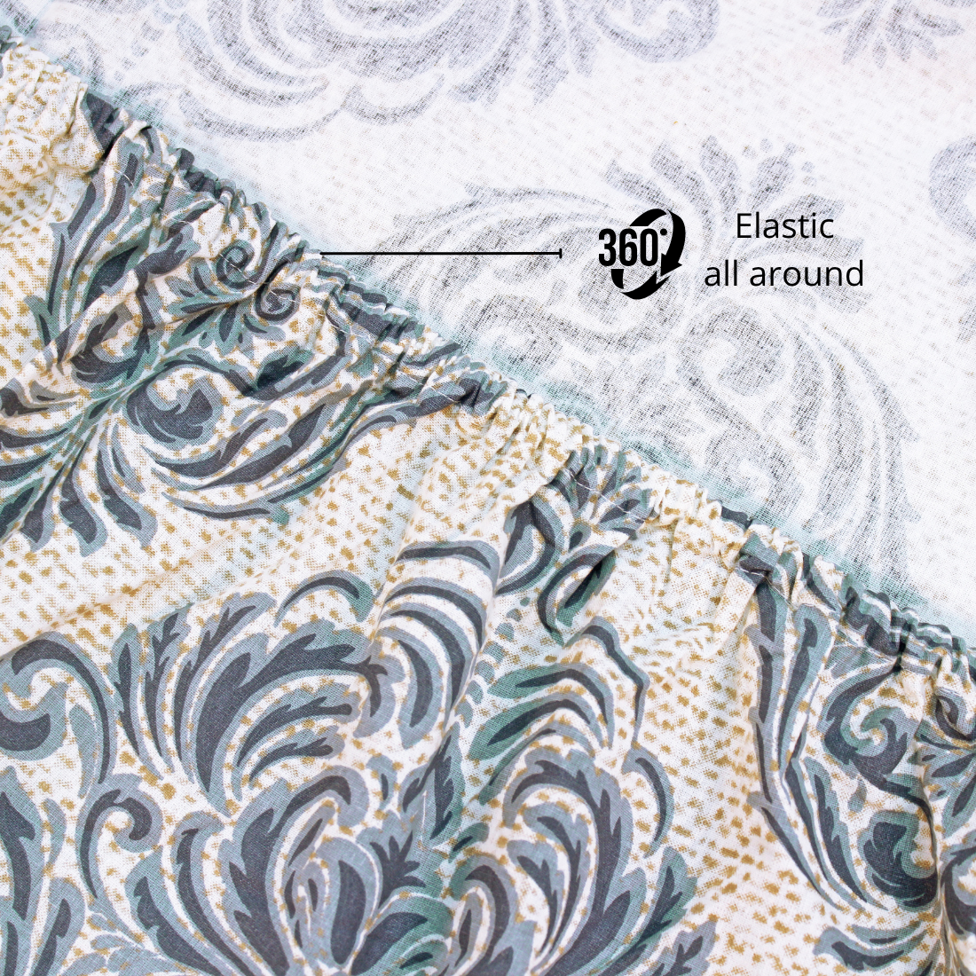 Elastic All Around  Fitted Bedsheet 
