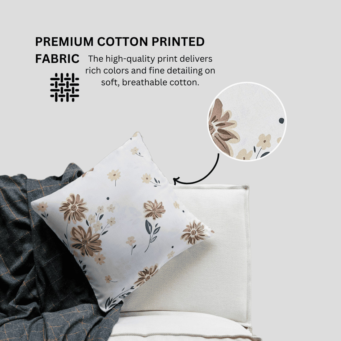 premium cotton printed fabric.