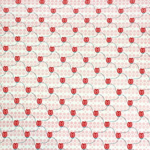 Close up Printed Floral Cotton 144 TC Fitted Bedsheet Design 