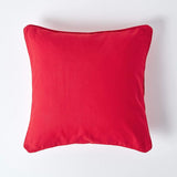 Plain Cotton Decorative Cushion Cover in Red online at best prices