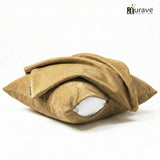 SUEDE Luxurious Microfibre Cushion Cover set - Camel Brown