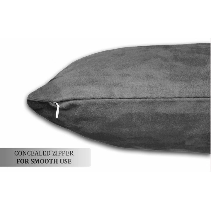 SUEDE Luxurious Microfibre Cushion Cover Zipper