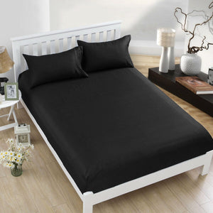 Soft Plain 400 TC Cotton Satin Flat Bedsheet online In India