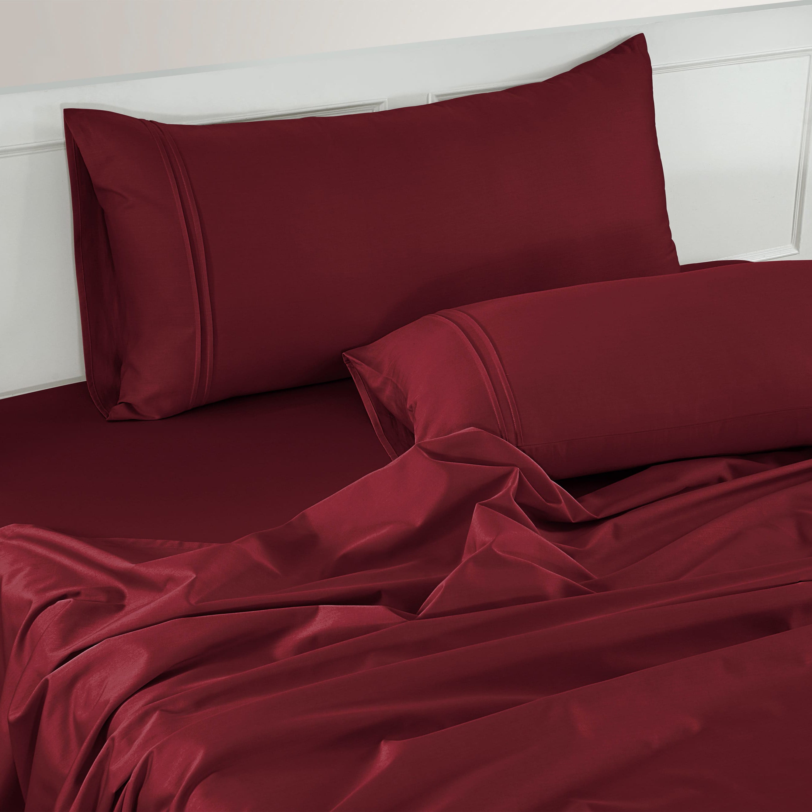  Soft Plain 400 TC Cotton Satin Flat Bedsheet online In India